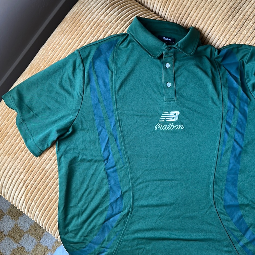 New. New Balance and Malbon Golf Polo